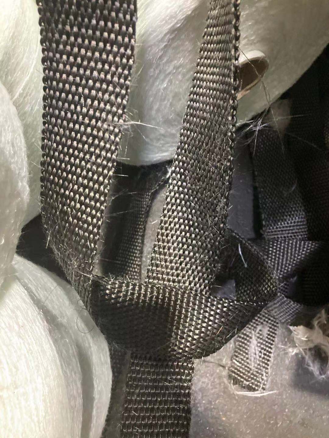 Black titanium exhaust heat wrap