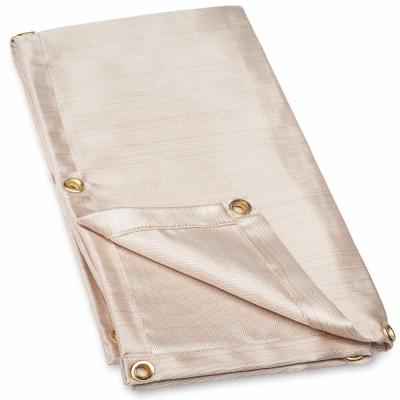 Heat treated HT800 gold fiberglass welding blanket